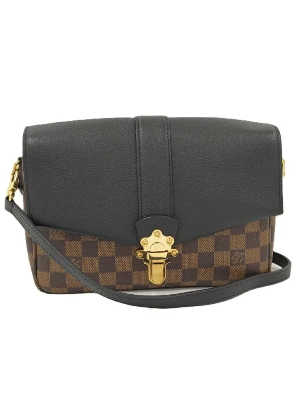 Louis Vuitton Clapton Damier Ebene Shoulder Bag